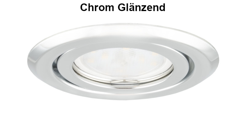Einbaustrahler Einbaurahmen rund schwenkbar GU10 Fassung GU10 Fassung standard LED100 Einbaustrahler und mehr